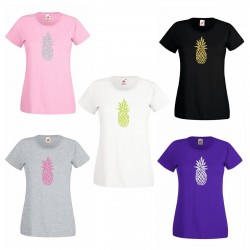 Tee shirt femme ananas personnalisable