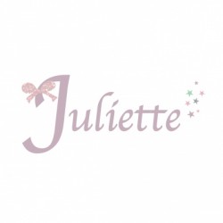 Sticker prénom Noeud Juliette