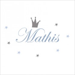 Sticker prénom prince Mathis