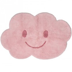 Tapis en coton nuage Nimbus rose