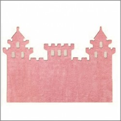 Tapis chateau rose