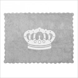 Tapis Couronne grise