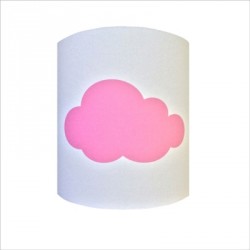 Applique nuage rose personnalisable, 8323803, 8323803, Applique sissi nuage rose fond blanc