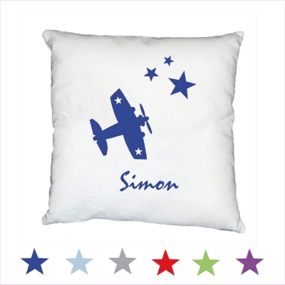 Coussin avion star personnalisable