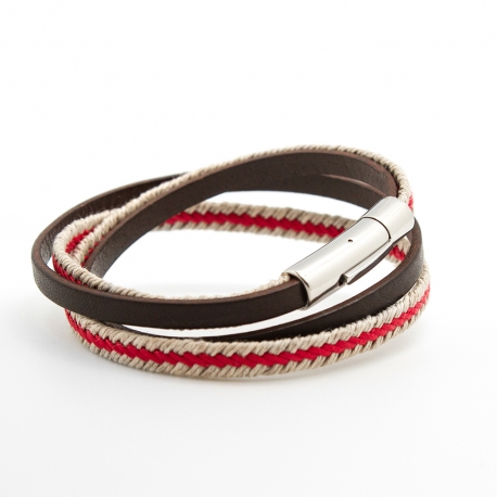 Bracelet Le Marin rouge - Acier
