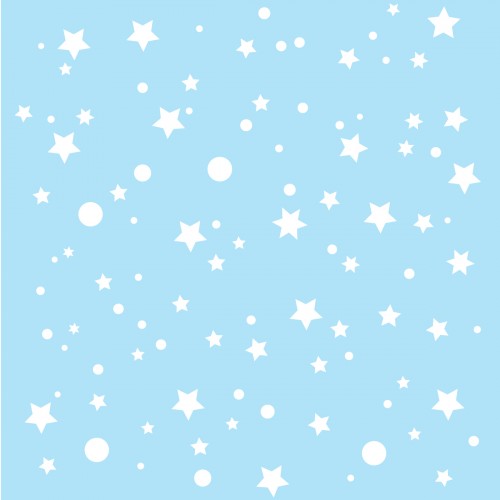 Papier peint bleu clair étoiles de la galaxie