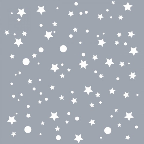 Papier peint gris étoiles de la galaxie