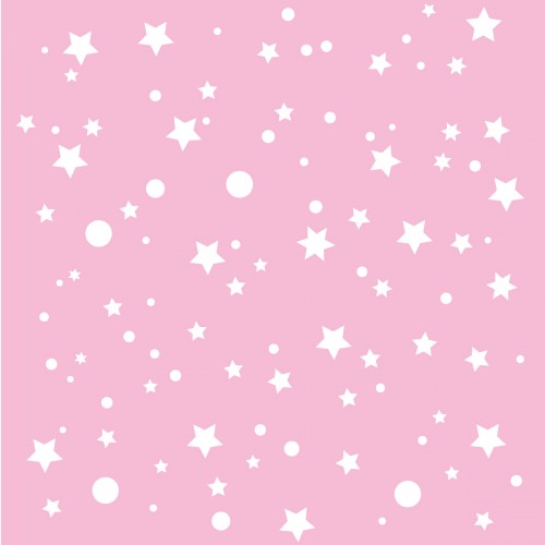 Papier peint rose pâle étoiles de la galaxie