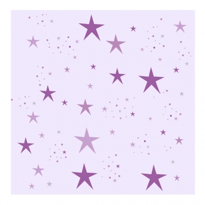 Papier peint étoiles magiques mauve
