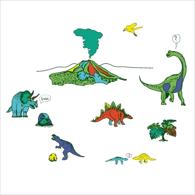 Stickers Dinosaures Land