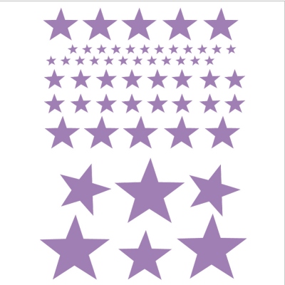 Stickers Etoiles violet