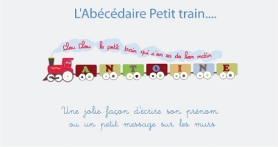 Stickers frise Petit train
