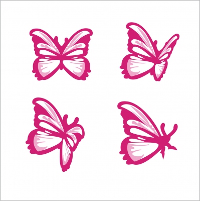 Stickers Les grands papillons
