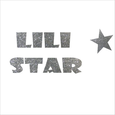 Stickers LILI STAR argent