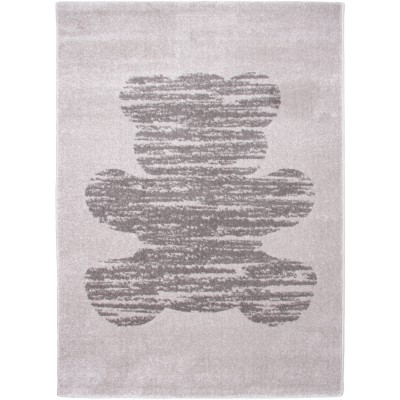 Tapis Ours gris vintage