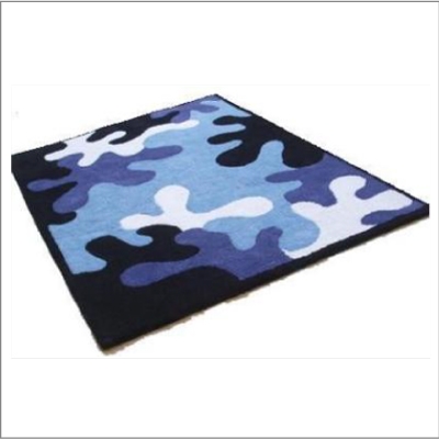 Tapis camouflage Bleu