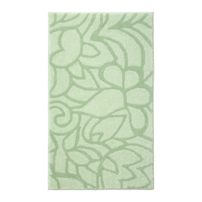 Tapis de bain antidérapant Flower Shower vert pâle