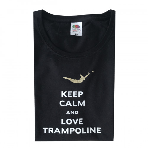 Tee shirt Keep calm and love Trampoline