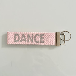 Porte clé DANCE rose