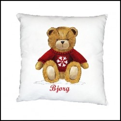 Coussin ours bjorg personnalisable
