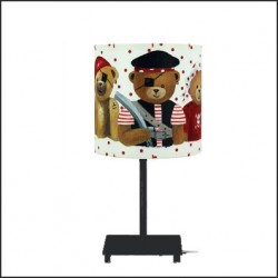 Lampe à poser ours pirates