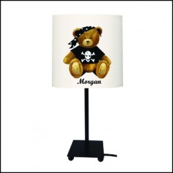 Lampe à poser ours pirate Morgan personnalisable