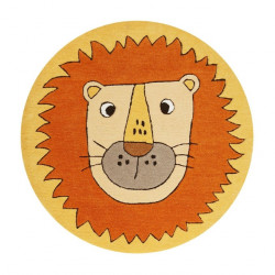 Tapis enfant rond lion Linus