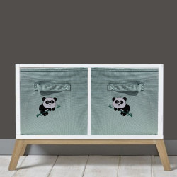 casier de rangement duo panda