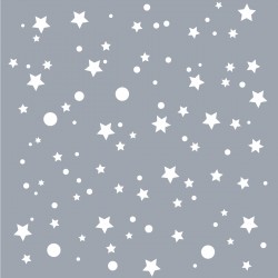 Papier peint gris étoiles de la galaxie