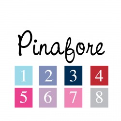 Sticker prénom police Pinafore