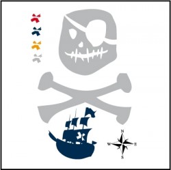 Stickers Décor Pirate