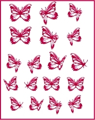 Stickers Les petits papillons