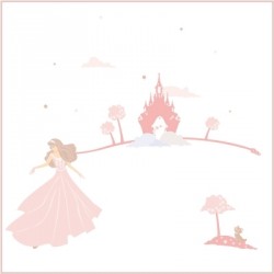 Stickers Rêves de princesse rose