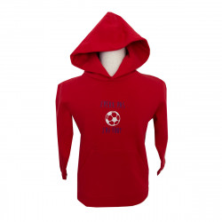 Sweat rouge foot personnalisable