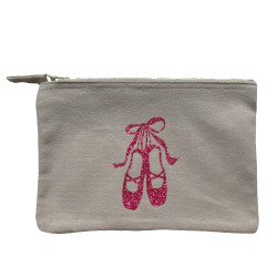 Trousse chaussons rose